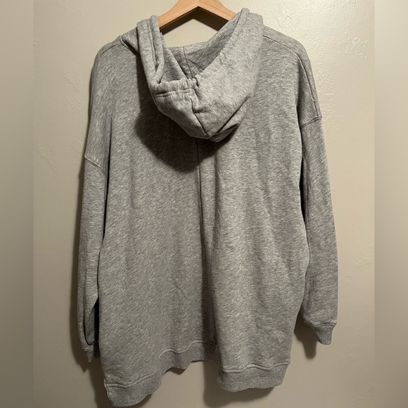 American Eagle Quarter Zip Jegging Fit Hoodie - Picture 7 of 9